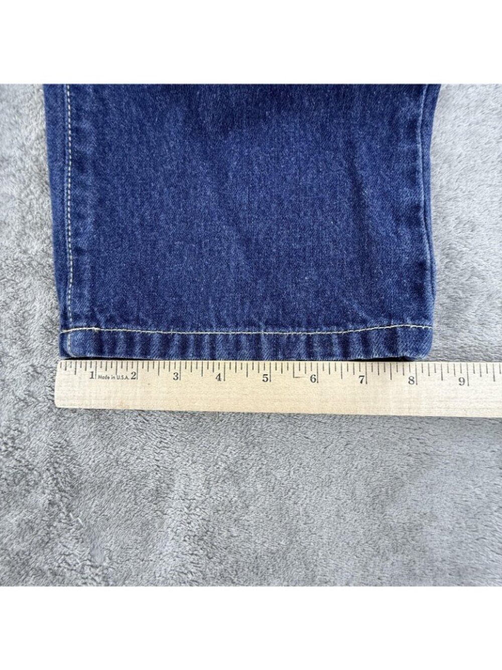 Vintage Tommy Hilfiger Jeans Womens 7 Blue Straight Leg Mid Rise Denim Y2K Flag - Picture 14 of 16
